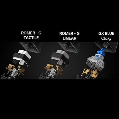 로지텍 G512 RGB 기계식 게이밍키보드 ROMER-G Tactile ROMER-G Linear GX-BLUE Clicky 정품 A/S 2년보장